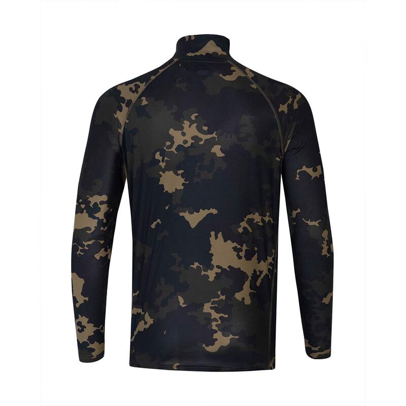 Maillot Korda a manche longue Kool UPF Zip Jersey Dark Camo - T-shirts manches longues | Pacific P&ecirc;che