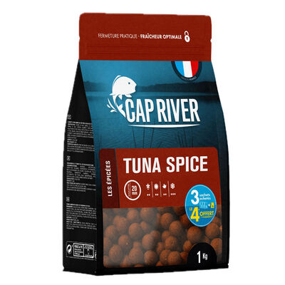 Bouillettes Cap River Tuna Spice 1kg - Denses | Pacific P&ecirc;che
