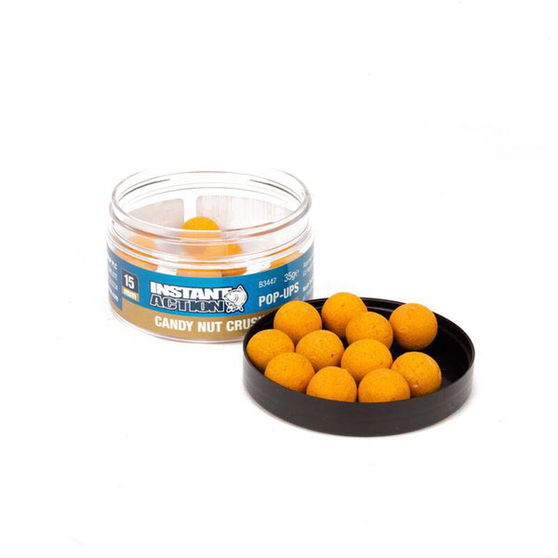 Bouillettes flottantes carpe nashbait instant action pop up candy nut crush - Flottantes | Pacific P&ecirc;che