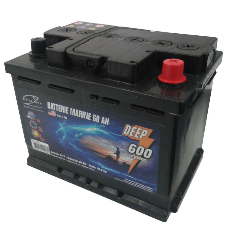 Batterie frazer marine 60ah 600 cycles - Batteries | Pacific P&ecirc;che