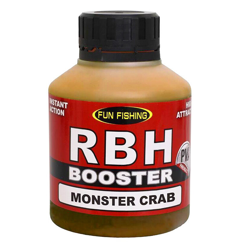 Booster Fun Fishing RBH Monster Crab 250ml - Boosters / dips | Pacific P&ecirc;che