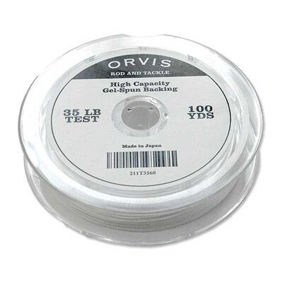 Backing orvis gel spun yellow 30lbs 300 yds - Backings | Pacific P&ecirc;che