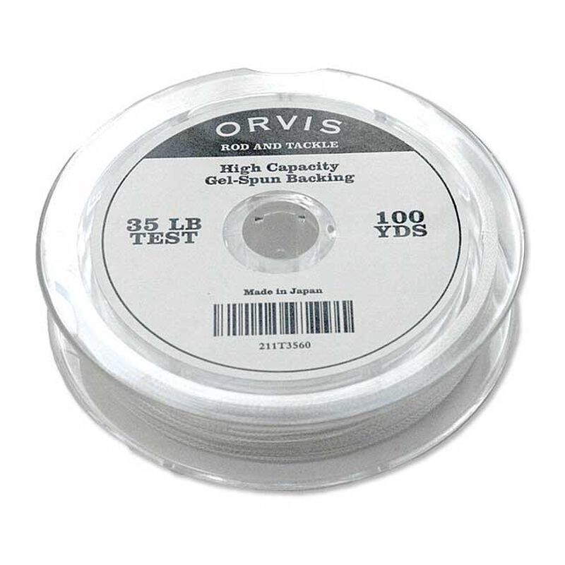 Backing orvis gel spun yellow 30lbs 600 yds - Backings | Pacific P&ecirc;che