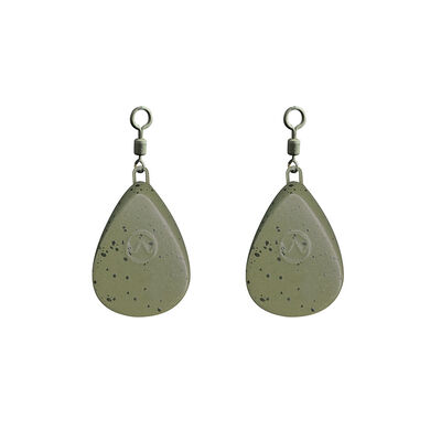 Plomb Prowess Flat Pear Camo Swivel x2 - Emerillons | Pacific P&ecirc;che