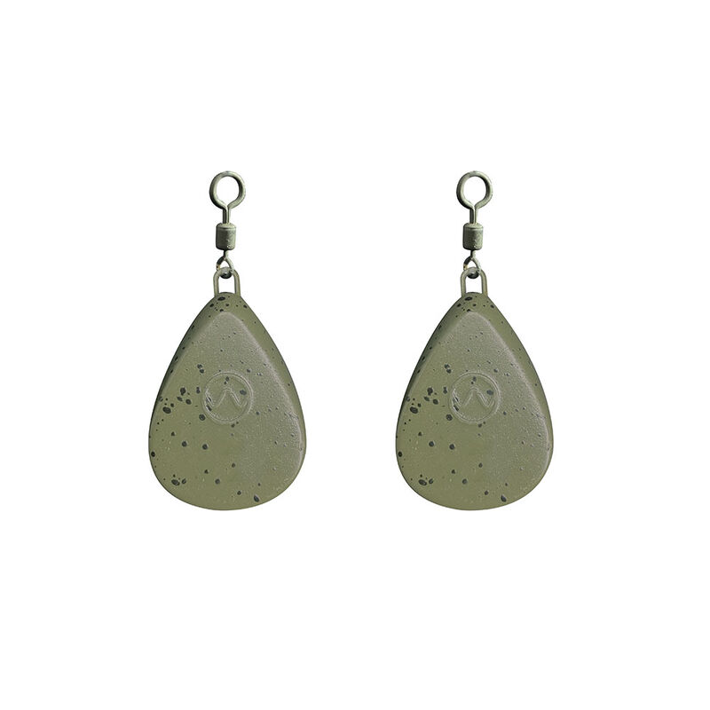 Plomb Prowess Flat Pear Camo Swivel x2 - Emerillons | Pacific P&ecirc;che