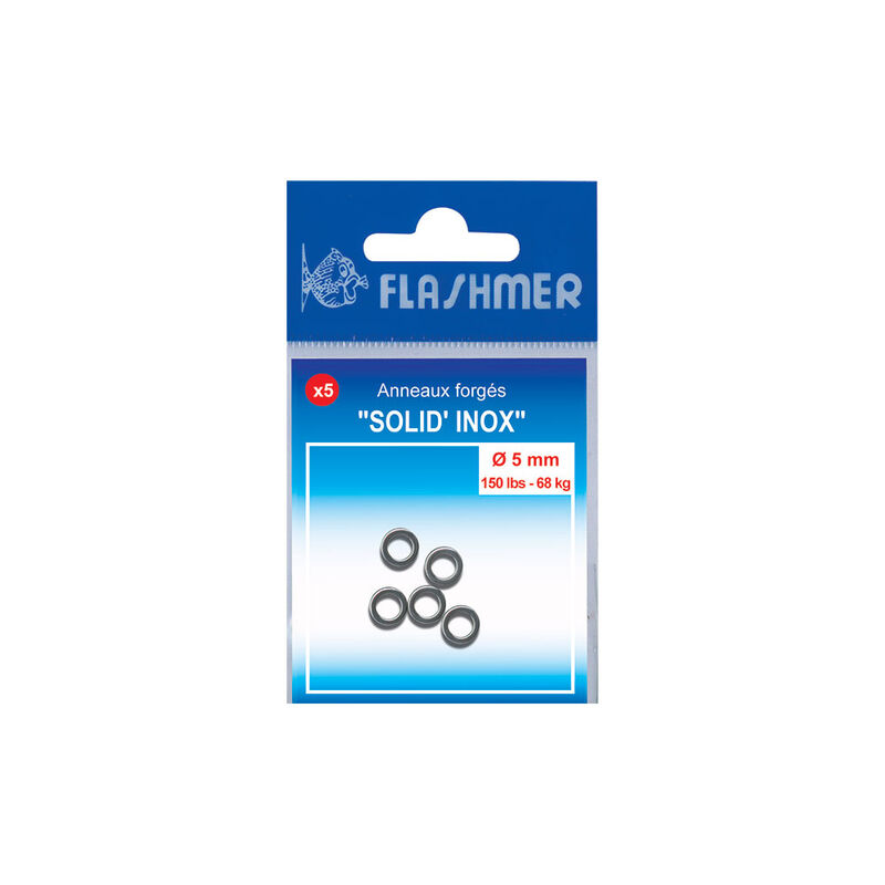 Anneaux soud&eacute;s flashmer forges solid'inox (x5) - Anneaux / Anneaux Bris&eacute;s | Pacific P&ecirc;che