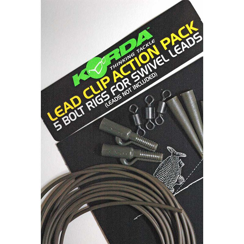 Montage carpe korda lead clip action pack - Kit Montage Complet | Pacific P&ecirc;che