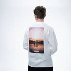T-shirt Nash Make it Sunset Long Sleeve Ecru - T-shirts manches longues | Pacific P&ecirc;che