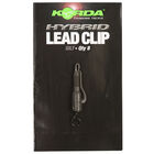 Clip plomb carpe korda hybrid lead clip (x5) - Clip plombs et c&ocirc;nes | Pacific P&ecirc;che