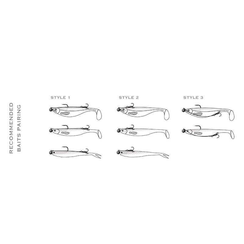 Hame&ccedil;ons Triples BKK Assist Spear-21 SS UVO - Triples | Pacific P&ecirc;che