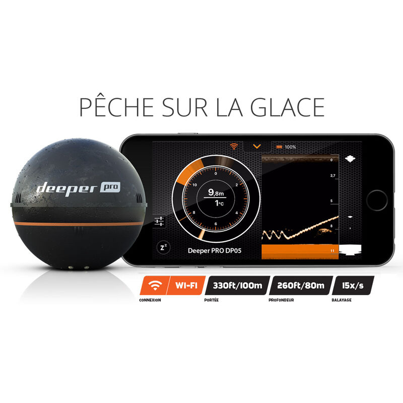 Sondeur portable navigation deeper pro - Sondeurs | Pacific P&ecirc;che