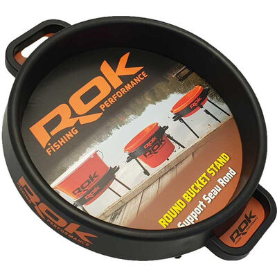 Support seau rok round bucket stand black - Seaux | Pacific P&ecirc;che