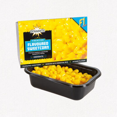 Ma&iuml;s DYNAMITE BAITS Frenzied Sweet F1 Sweety Yellow 200g - Graines Pr&ecirc;t &agrave; P&ecirc;cher | Pacific P&ecirc;che