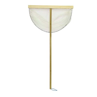 Bichette - Cercle acier - Manche bois Flashmer 80cm - Epuisettes | Pacific P&ecirc;che