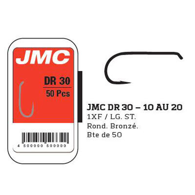 Fly tying hame&ccedil;ons jmc dr30 (x50) - Hame&ccedil;ons | Pacific P&ecirc;che