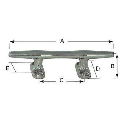 Taquet Plastimo Rond Inox 102mm - Accastillage | Pacific P&ecirc;che