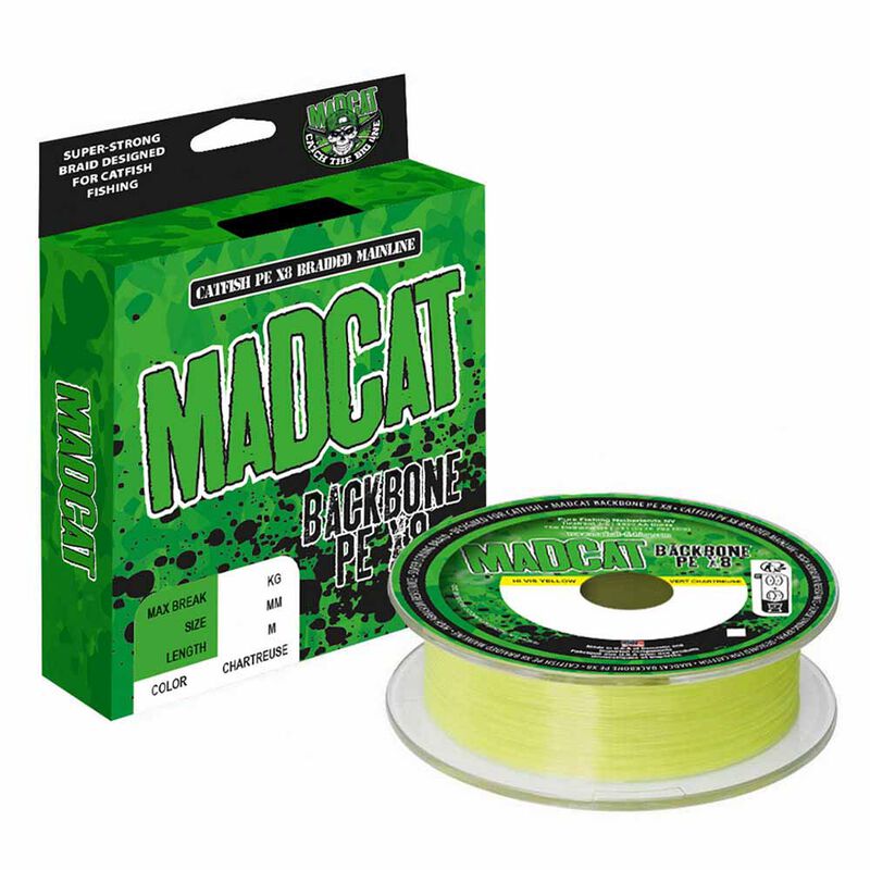 Tresse Madcat Backbone PE X8 300m - Tresses | Pacific P&ecirc;che