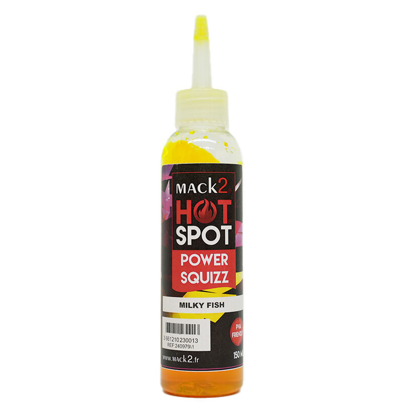 Power Squizz Mack2 Milky Fish 150 ml - Boosters / dips | Pacific P&ecirc;che