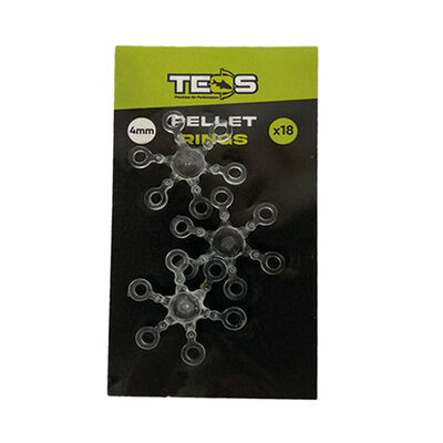 Elastique a Pellet Teos Pellet Rings x18 - Accessoires eschage | Pacific P&ecirc;che