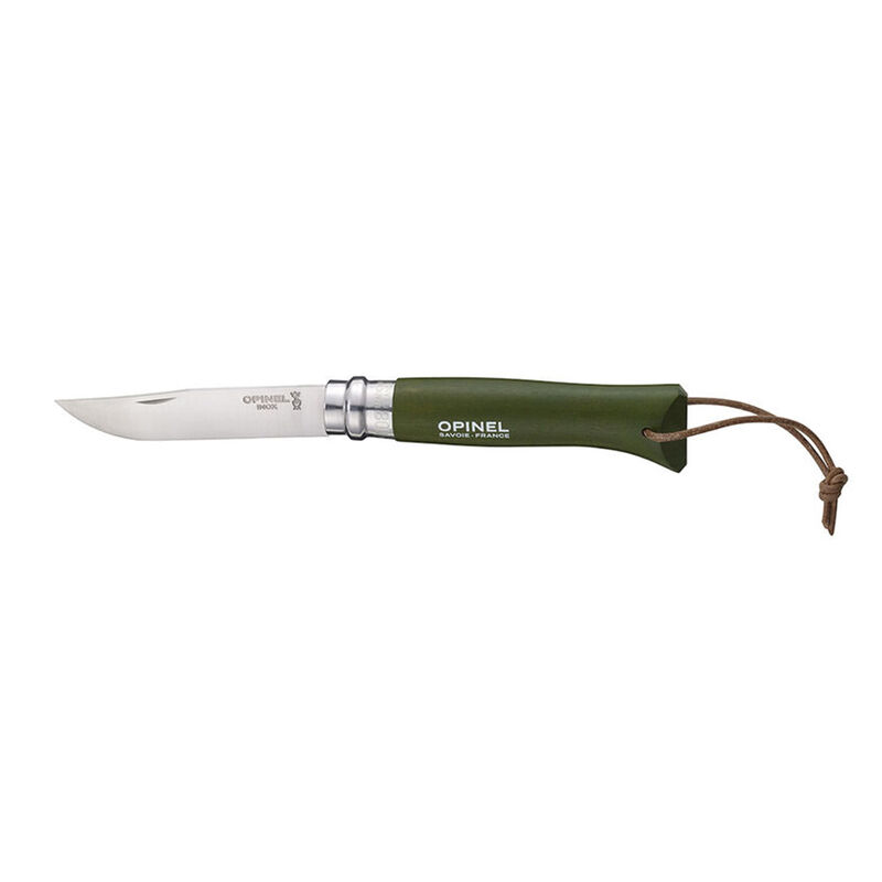 Couteau Opinel N&deg;08 Baroudeur Kaki - Coutellerie | Pacific P&ecirc;che