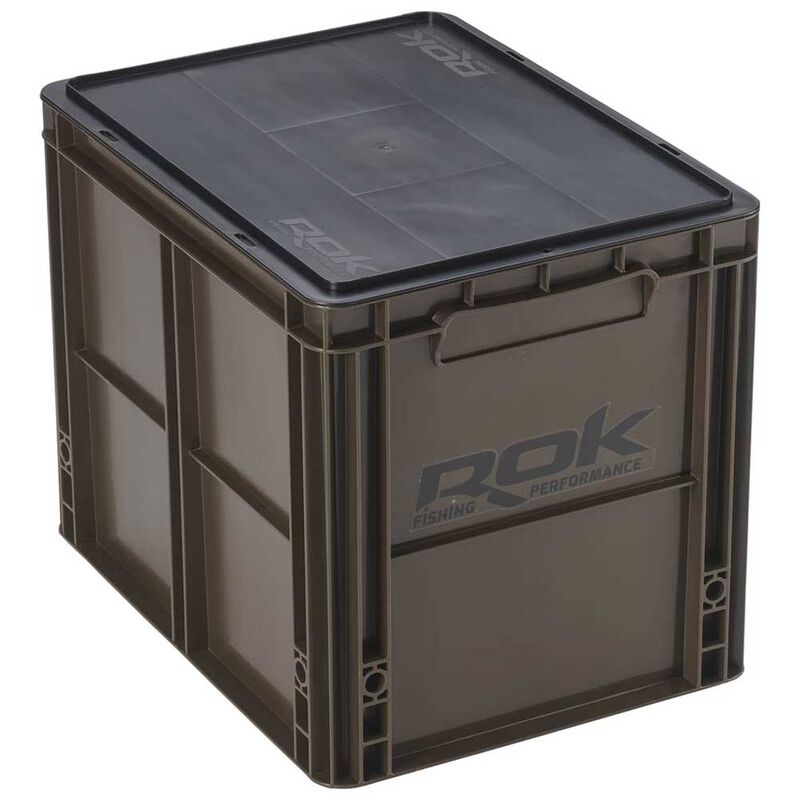 Boite de Rangement Rok Crate 433 Verte Kit Caisse + Couvercle - Bo&icirc;tes | Pacific P&ecirc;che