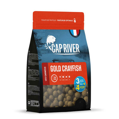Bouillettes Cap River Gold Crayfish 2.5 kg - Denses | Pacific P&ecirc;che