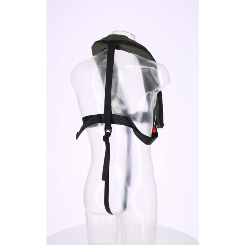 Gilet Gonflable Automatique Kingfisher 150N Kaki - Gilets | Pacific P&ecirc;che