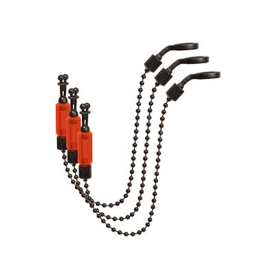 Hangers Trakker Clinga Old Skool kit (rouge) - Indicateur souple | Pacific P&ecirc;che