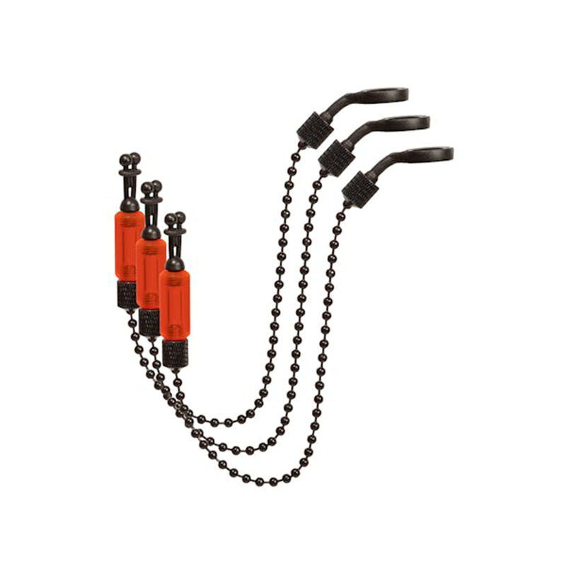 Hangers Trakker Clinga Old Skool kit (rouge) - Indicateur souple | Pacific P&ecirc;che