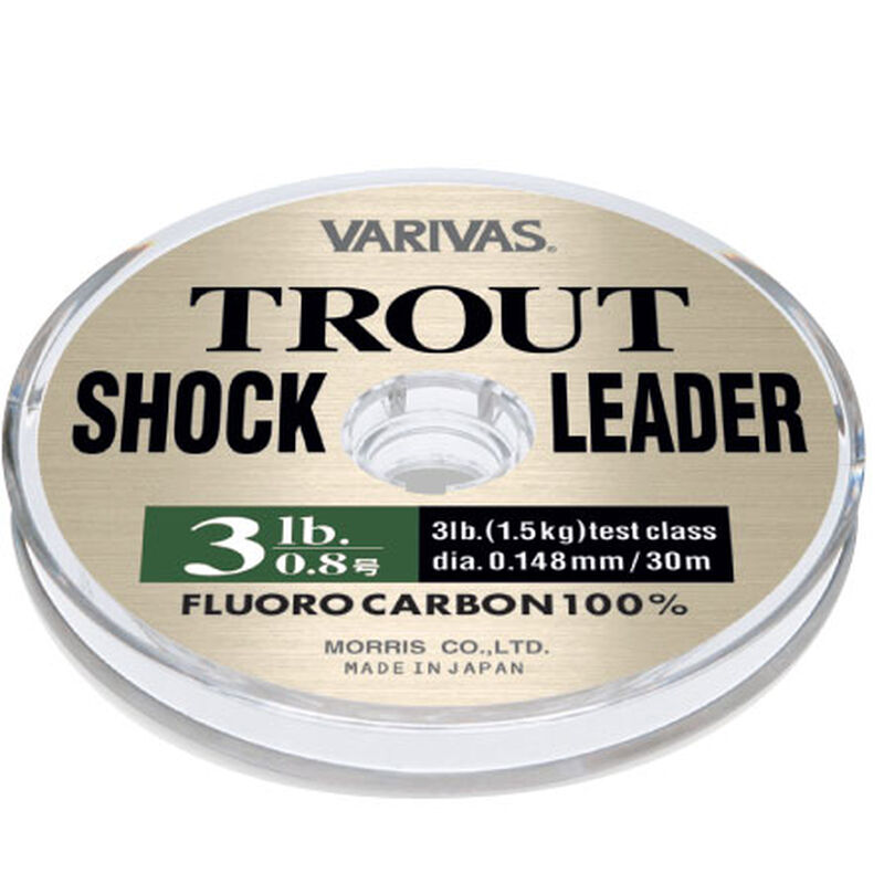 Fluorocarbone Varivas Trout Shock Leader 30m - Fluorocarbones | Pacific P&ecirc;che