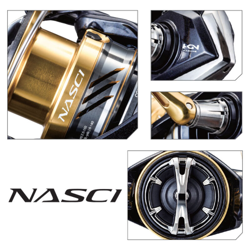 Moulinet frein avant carnassier shimano nasci 3000 fb - Moulinets Spinning | Pacific P&ecirc;che