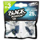 T&ecirc;te plomb&eacute;e fiiish black minnow 120 off shore 25g (x2) - T&ecirc;tes Plomb&eacute;es | Pacific P&ecirc;che