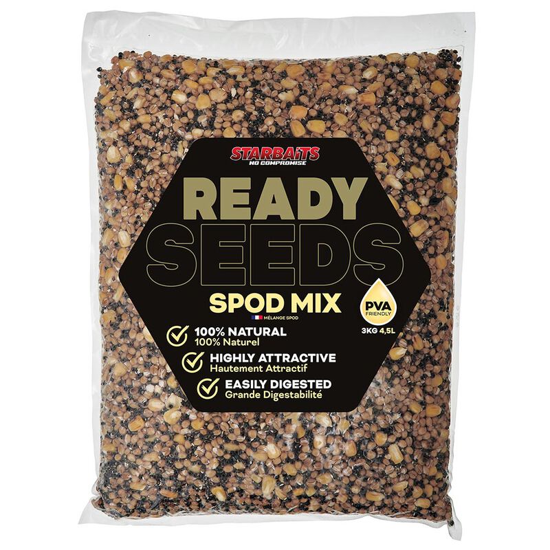 Graines Cuites Starbaits Ready Seed Spod Mix - Pr&ecirc;tes &agrave; l'emploi | Pacific P&ecirc;che