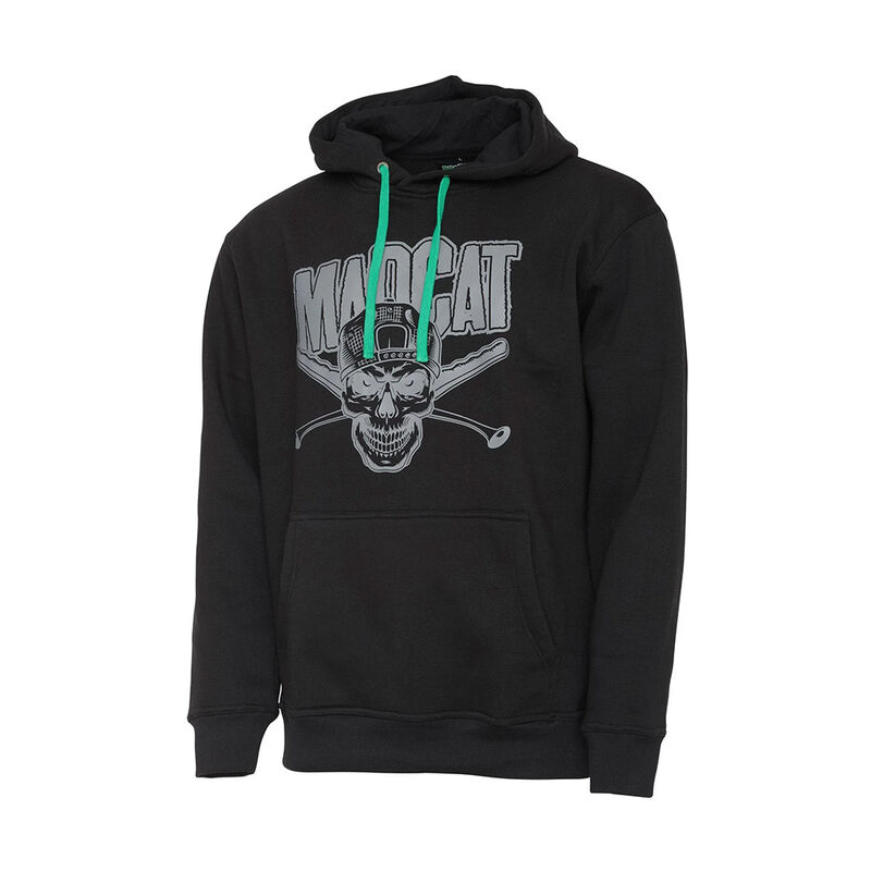 Sweat &agrave; capuche Madcat Skull Hoodie black - Sweatshirts | Pacific P&ecirc;che