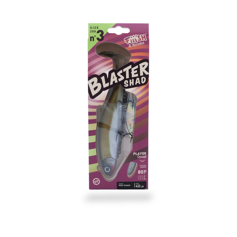 Leurre Souple Shad Fiiish Blaster Shad 20cm, 80g - Shads | Pacific P&ecirc;che