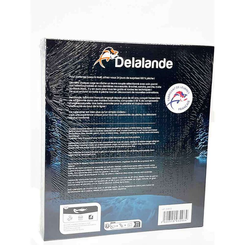 Calendrier de l'Avent Delalande 2026 - Leurres Souples | Pacific P&ecirc;che