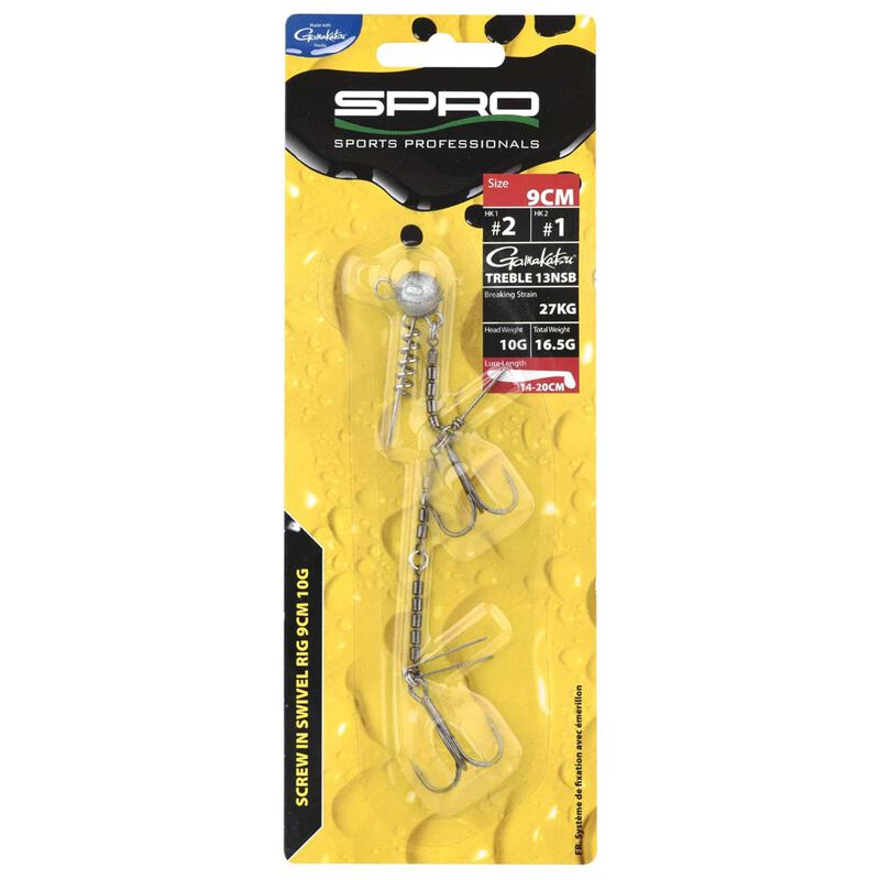 Stinger Spro Screw in 360 Rig 9cm - Stingers | Pacific P&ecirc;che
