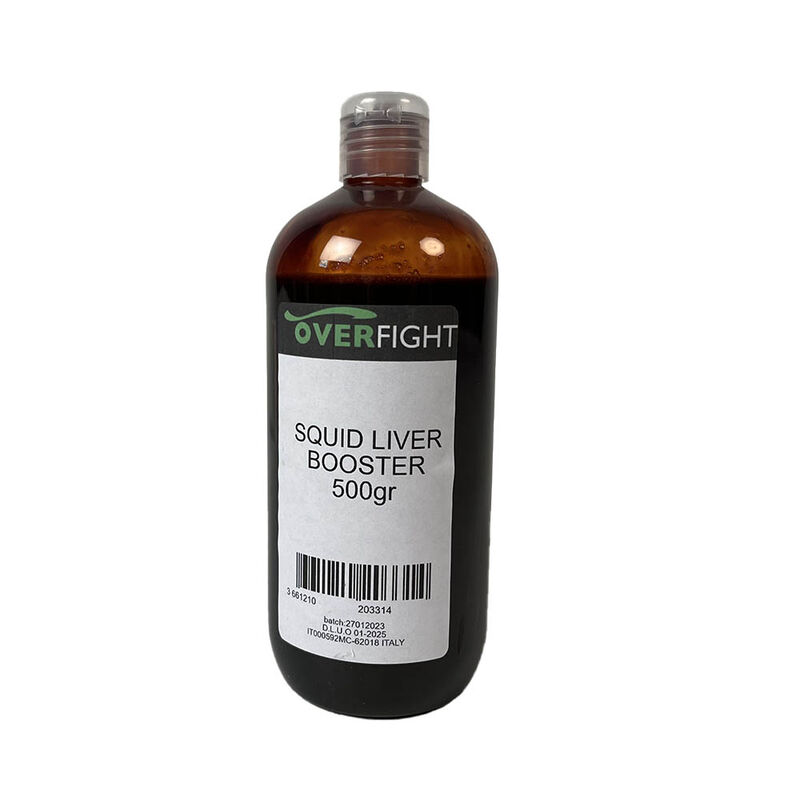 Booster Overfight Squid Liver Boost 500ml - Boosters / Dips | Pacific P&ecirc;che