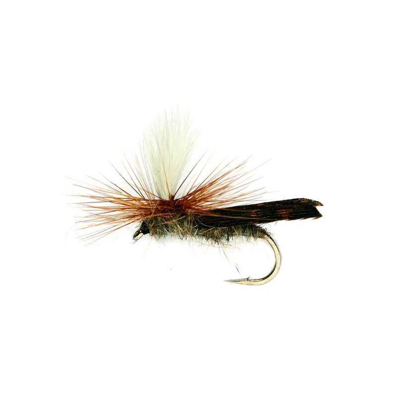 Mouche s&egrave;che silverstone sedge parachute h12 (x3) - S&egrave;ches | Pacific P&ecirc;che
