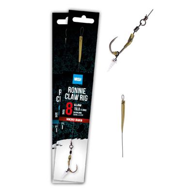 Bas De Ligne Nash Ronnie Claw Rig - Fluorocarbone BDL | Pacific P&ecirc;che