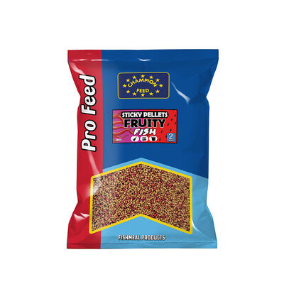 Pellet Champion Feed Sticky Pellets 2mm Fruity Fish 650g - Pellets | Pacific P&ecirc;che