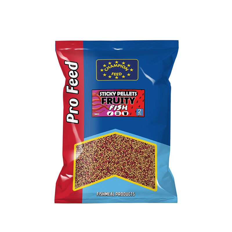 Pellet Champion Feed Sticky Pellets 2mm Fruity Fish 650g - Pellets | Pacific P&ecirc;che