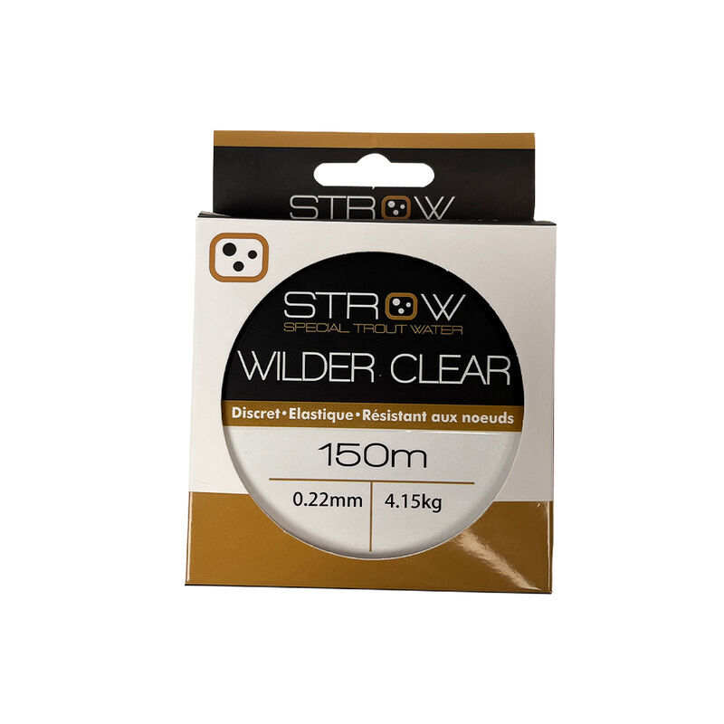 Nylon STROW Wilder Clear (150m) - Fils-nylons | Pacific P&ecirc;che