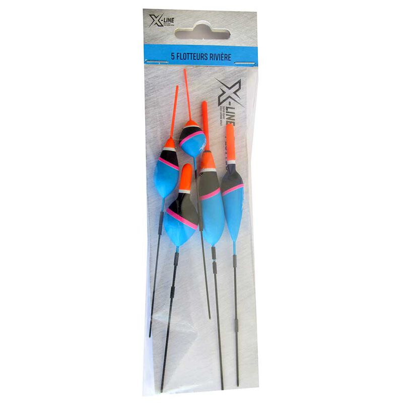 Kit 5 flotteurs x-line rivi&egrave;re - Lignes Mont&eacute;es | Pacific P&ecirc;che