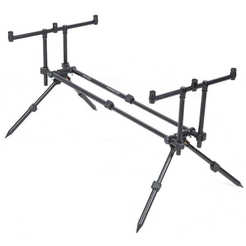 Rod Pod Mack2 Xanthor Pod 3 cannes Aluminium - Rod Pod | Pacific P&ecirc;che