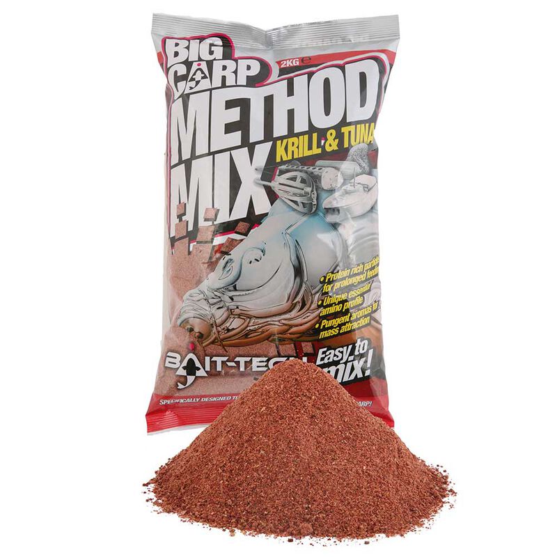Appats Bait Tech Big Carp Method Mix Krill & Tuna 2Kg - Amorces | Pacific P&ecirc;che