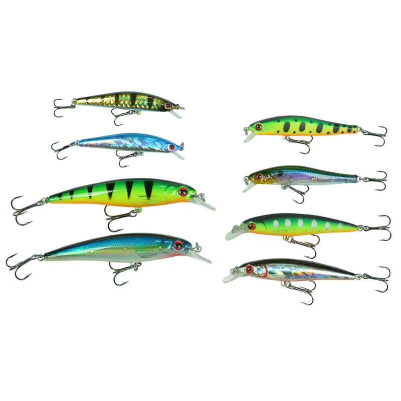 Kit de Leurres Durs Redfish 8 Jerkbaits - D&eacute;couverte P&ecirc;che du Carnassier | Pacific P&ecirc;che
