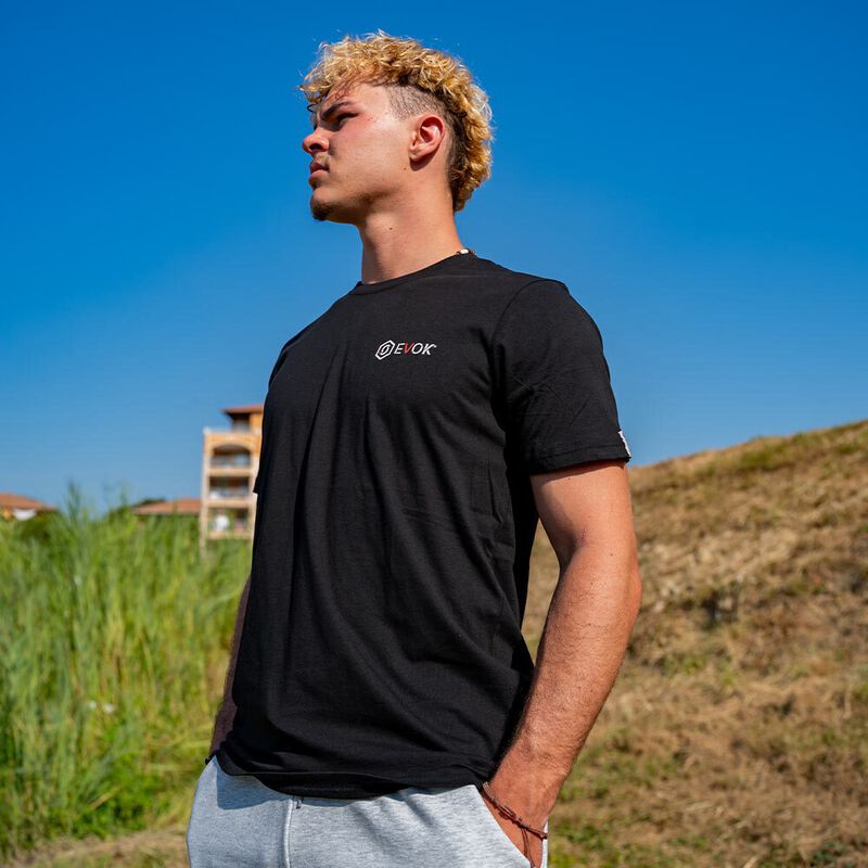 T-shirt Evok Noir  - T-shirts manches courtes | Pacific P&ecirc;che
