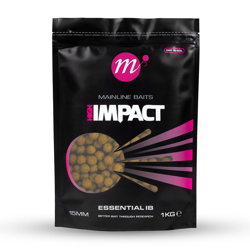 Bouillettes Mainline Hi Impact Essential IB 1kg - Denses | Pacific P&ecirc;che