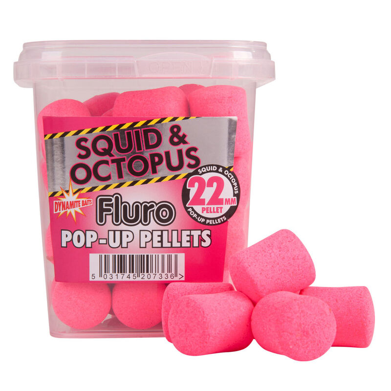 Pellet Pop up Dynamite Bait Fluoro Pellet Squid Octopus - Pellets | Pacific P&ecirc;che